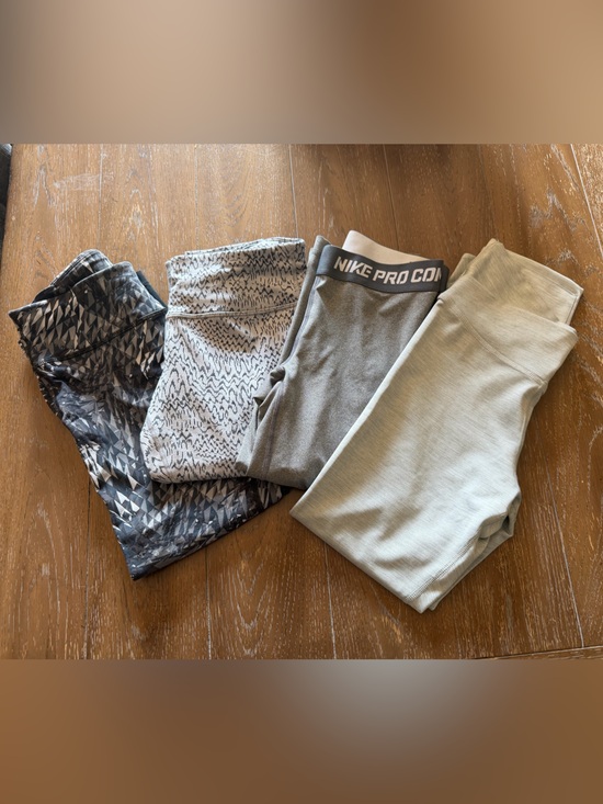 Nike Pants - Bundle of 4 Nike DRI-Fit Leggings Women’s Small Crop Athletic Workout Running